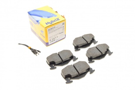 Колодки гальмівні (передні) Peugeot 106 91-04/205/305/309/405 82-98/Renault Clio 91-98 (з датчи UA63 Metelli 22-0037-0