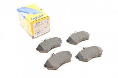 Колодки гальмівні (передні) Seat Cordoba/Ibiza/Toledo 93-02/VW Golf/Passat B2-B4 83-99 UA63 Metelli 22-0050-0