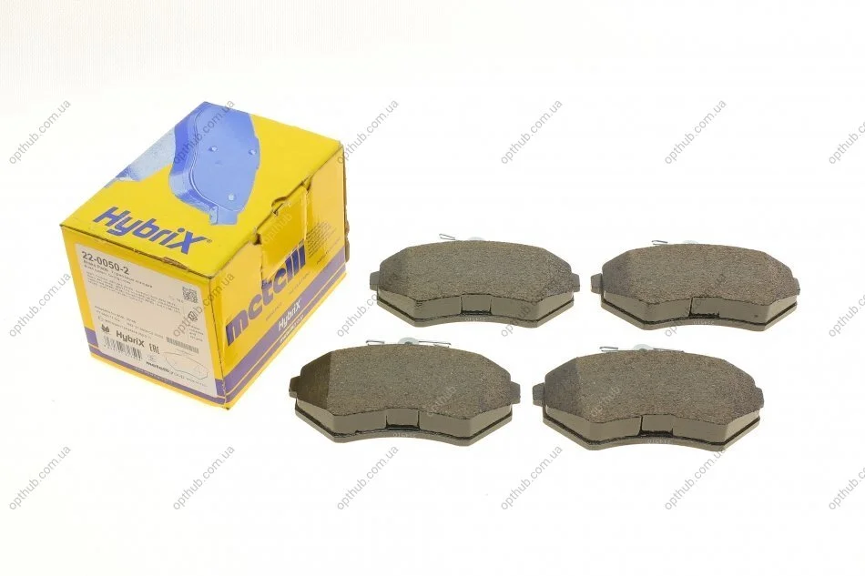 Колодки гальмівні (передні) Seat Ibiza/Cordoba/VW Caddy 95-04/Golf/Passat 88-99/Chery Amulet 10 UA63 Metelli 22-0050-2 (фото 1)