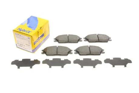 Колодки гальмівні (передні) Hyundai Accent 94-00/Honda Accord -85 METELLI UA63 Metelli 22-0081-0