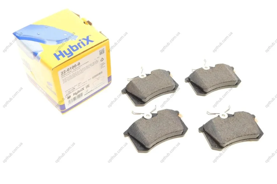Колодки гальмівні (задні) VW Golf II/III/Passat B2/B3/B4 84-99/Polo 95-01/Peugeot 405 87-97 UA63 Metelli 22-0100-0 (фото 1)