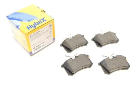 Колодки гальмивни (задни) VW Golf II/III/Passat B2/B3/B4 84-99/Polo 95-01/Peugeot 405 87-97 UA63 Metelli 22-0100-0