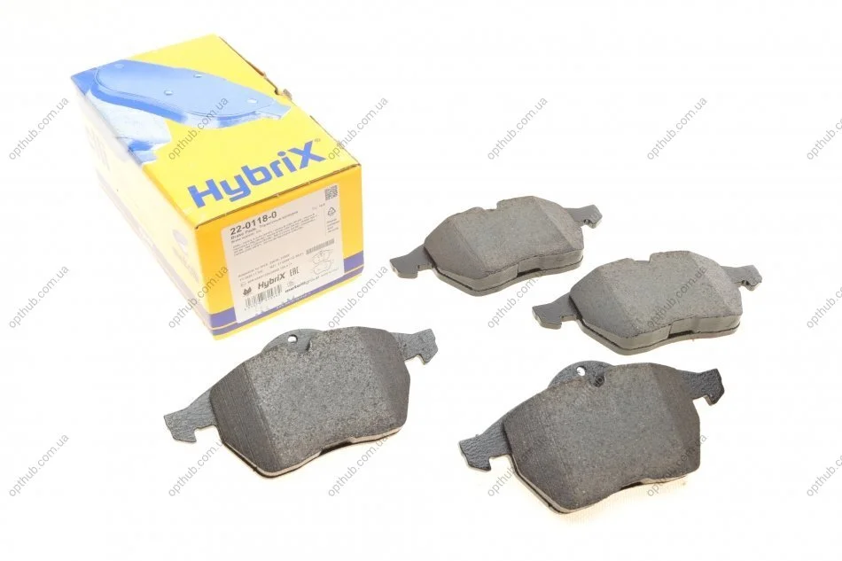 Колодки гальмівні (передні) Opel Astra G 99-02/Vectra B 95-03/Calibra A 91-97/Saab 9-3 98-09 UA63 Metelli 22-0118-0 (фото 1)