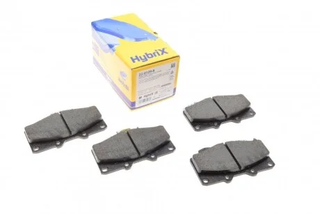 Колодки гальмівні (передні) Toyota Land Cruiser 90-02 METELLI UA63 Metelli 22-0129-0