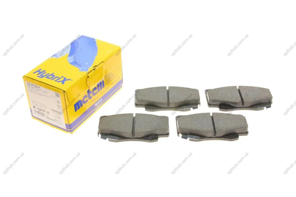 Колодки гальмівні (передні) Toyota Hilux 05-15 METELLI UA63 Metelli 22-0129-1 (фото 1)