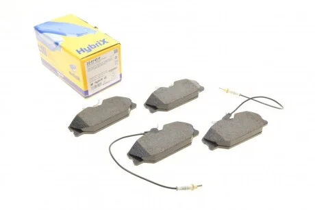 Колодки тормозные (передний) Renault Laguna I 93-01/Megane I 96-03/Safrane 92-00 (с датчиком) UA63 Metelli 22-0142-0