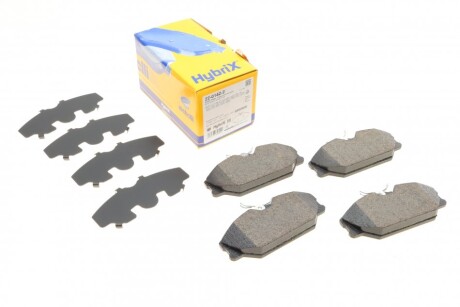 Колодки гальмівні (передні) Renault Clio II 00-09/Laguna 93-01/Megane/Scenic/Safrane 96-03 UA63 Metelli 22-0142-2