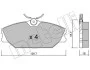 Колодки гальмівні (передні) Renault Clio II 00-09/Laguna 93-01/Megane/Scenic/Safrane 96-03 UA63 Metelli 22-0142-2 (фото 9)