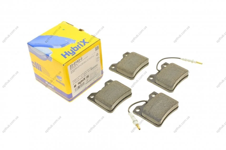 Колодки гальмівні (задні) MB Vito (W638) TDI 96-03 (+датчики) METELLI UA63 Metelli 22-0192-0 (фото 1)