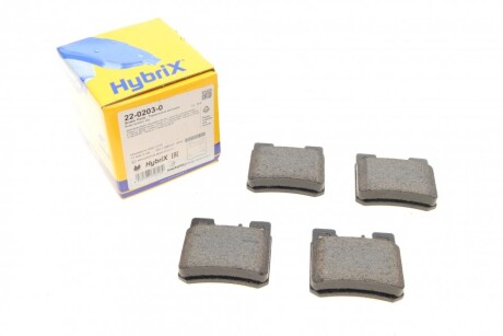 Колодки гальмівні (задні) MB C-class (W202/S202)/E-class (W124/S124/W210)/SL-class (R129) 93-02 UA63 Metelli 22-0203-0