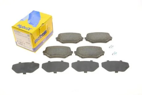 Комплект гальмівних колодок (дискових) METELLI Metelli 22-0249-0