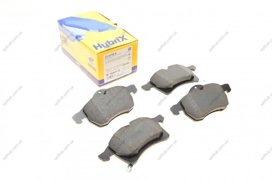 Колодки гальмівні (передні) Opel Astra G 98-05/Zafira A 99-05 METELLI UA63 Metelli 22-0258-0 (фото 1)