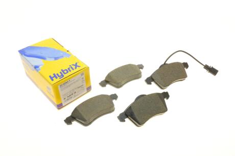 Колодки гальмівні (передні) VW T4 90-03 R15 (+датчик) UA63 Metelli 22-0263-1