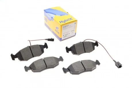 Колодки гальмівні (передні) Fiat 500/Punto 05- METELLI UA63 Metelli 22-0274-4