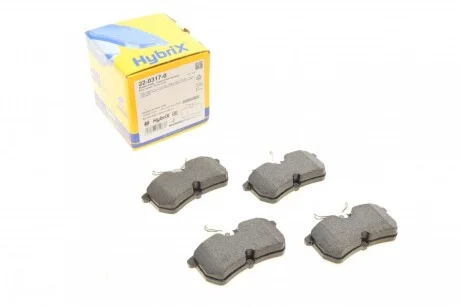 Колодки гальмивни (задни) Ford Focus 98-05/Fiesta V/VI 05- METELLI UA63 Metelli 22-0317-0