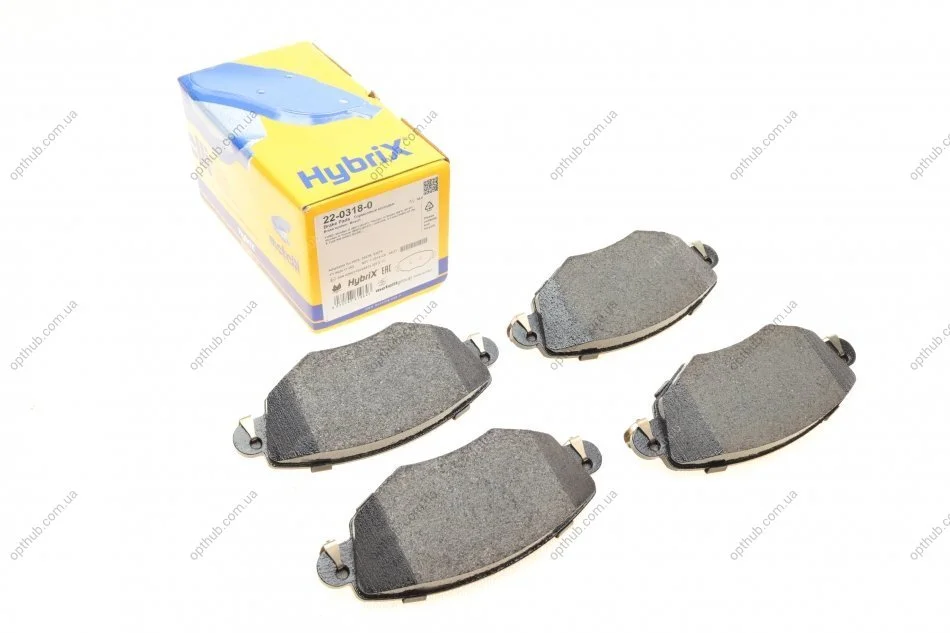 Колодки гальмівні (передні) Ford Mondeo III 00-07/Jaguar X-Type 01-09 METELLI UA63 Metelli 22-0318-0 (фото 1)