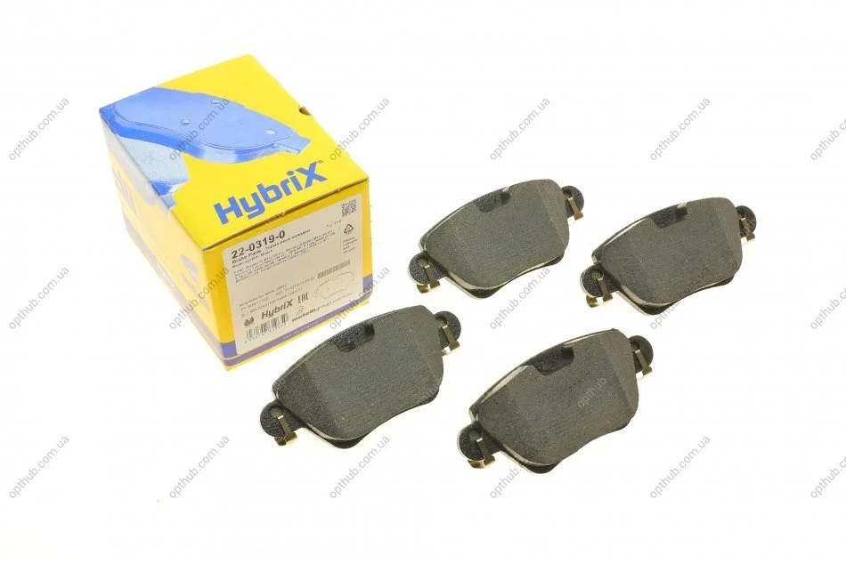 Колодки гальмівні (задні) Renault Kangoo 01-/Nissan Kubistar 03-09 METELLI UA63 Metelli 22-0319-0 (фото 1)