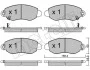 Комплект гальмівних колодок (дискових) METELLI Metelli 22-0320-0 (фото 2)