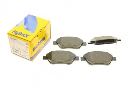 Колодки гальмівні (передні) Opel Corsa D 06-14/Adam 12-19 METELLI UA63 Metelli 22-0321-2