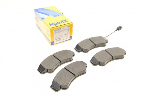 Колодки гальмівні (передні) Citroen Jumper/Fiat Ducato/Peugeot Boxer 99- R16 (+датчик) UA63 Metelli 22-0326-0