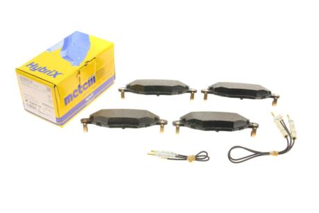 Колодки гальмівні (передні) Citroen C5 01- (з датчиком) UA63 Metelli 22-0331-0