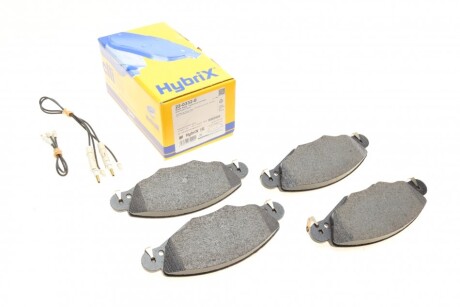 Колодки гальмівні (передні) Citroen С5 01- (+датчики) UA63 Metelli 22-0332-0