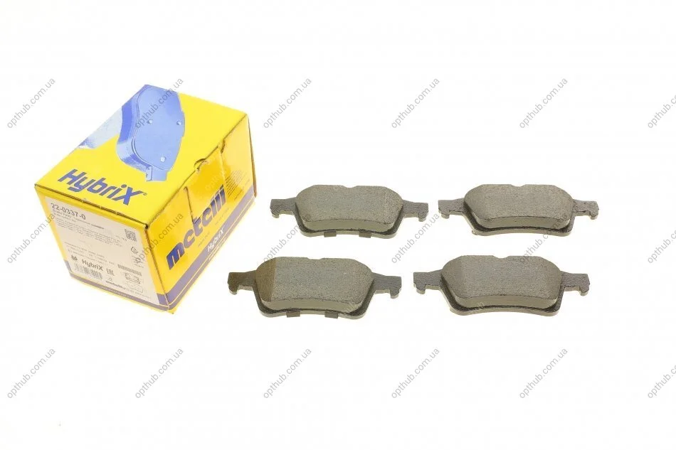 Колодки гальмівні (задні) Renault Laguna II 01-07/Megane II 04-09/Espace IV/Nissan Primera 02- UA63 Metelli 22-0337-0 (фото 1)