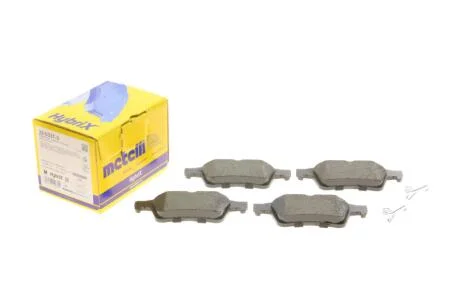 Колодки гальмівні (задні) Ford Connect 13-/Kuga/C-Max/Focus/Volvo V40 12- METELLI UA63 Metelli 22-0337-3