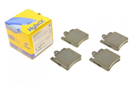 Колодки гальмівні (задні) MB C-class (W203/S203/CL203)/CLK-class (C209) 00-11/E-class (S210) 96 UA63 Metelli 22-0344-0