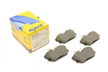 Колодки гальмівні (задні) VW T4 R15 90-00 UA63 Metelli 22-0346-0