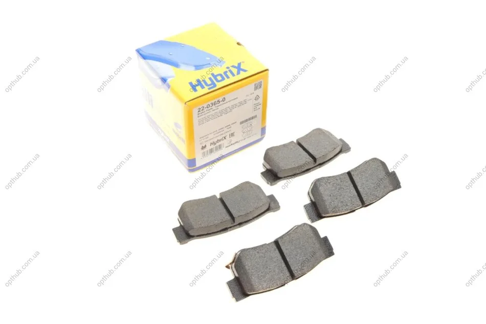 Колодки гальмівні (задні) Hyundai Tucson 04-/Santa Fe/Getz/Sonata 98-12/Kia Sportage/Carens 04- UA63 Metelli 22-0365-0 (фото 1)