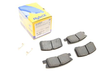 Колодки гальмівні (задні) Citroen C4/Peugeot 4008 12-/Dodge/Jeep/Mitsubishi Outlander 06-/Pajer UA63 Metelli 22-0400-0