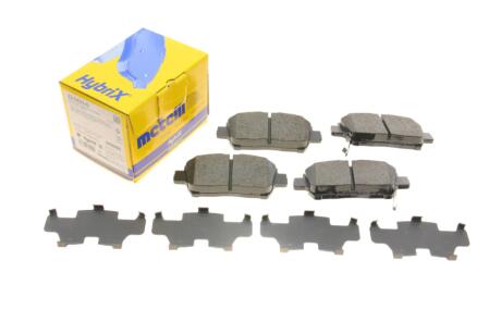 Колодки гальмівні (передні) Toyota Corolla 01-08/Prius 03-09/Yaris 99-05 UA63 Metelli 22-0423-0