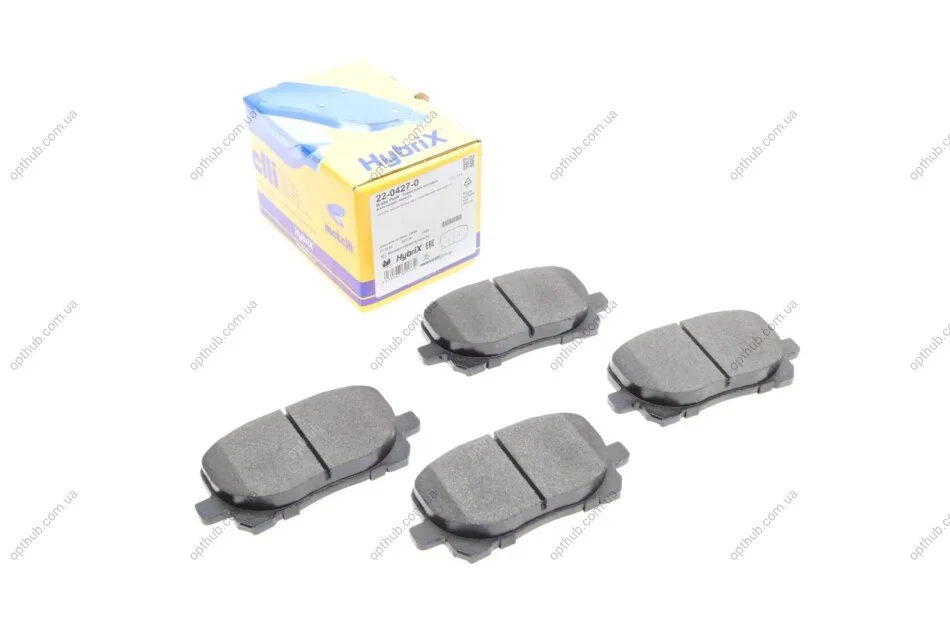 Колодки гальмівні (передні) Toyota Avensis Verso 2.0/2.0D 01-09 METELLI UA63 Metelli 22-0427-0 (фото 1)