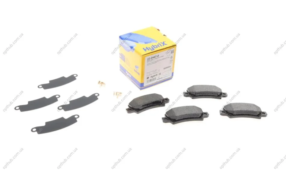 Колодки гальмивни (задни) Toyota Corolla 1.4-2.0D 00- METELLI UA63 Metelli 22-0447-0 (фото 1)