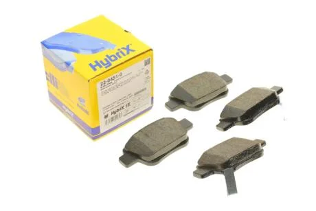 Колодки гальмівні (задні) Toyota Avensis 03-08/Corolla Verso 04-09 METELLI (opt-om) Metelli 22-0451-0