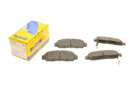 Колодки гальмівні (передні) Honda Civic VIII 06-/FR-V 04-/Accord VII 03- UA63 Metelli 22-0462-0