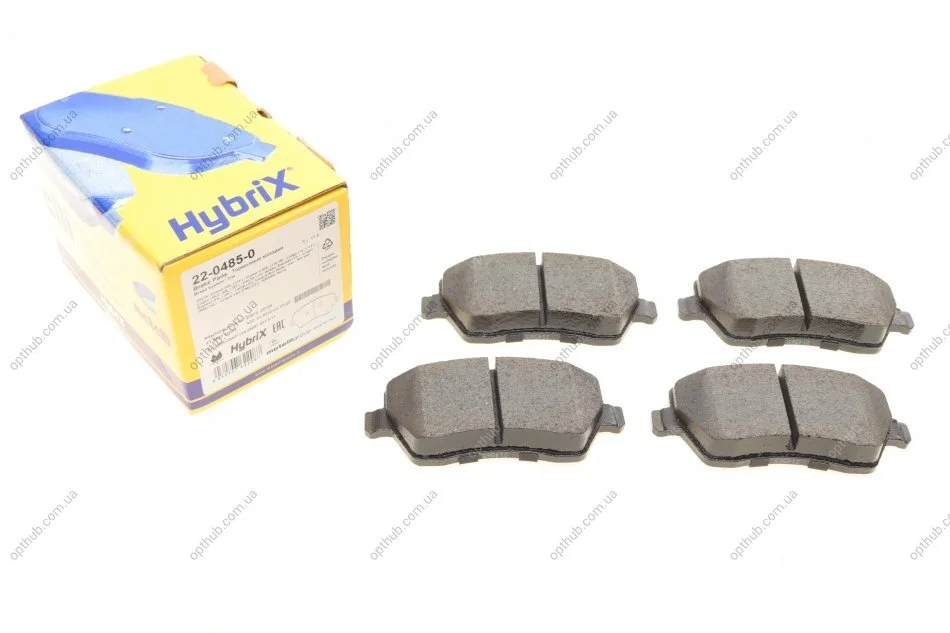 Колодки гальмівні (передні) Renault Dokker/Duster/Zoe 11-/Kangoo 08-/Clio/Nissan Note 05-/Micra UA63 Metelli 22-0485-0 (фото 1)