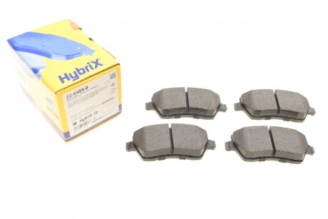 Колодки гальмівні (передні) Renault Dokker/Duster/Zoe 11-/Kangoo 08-/Clio/Nissan Note 05-/Micra UA63 Metelli 22-0485-0