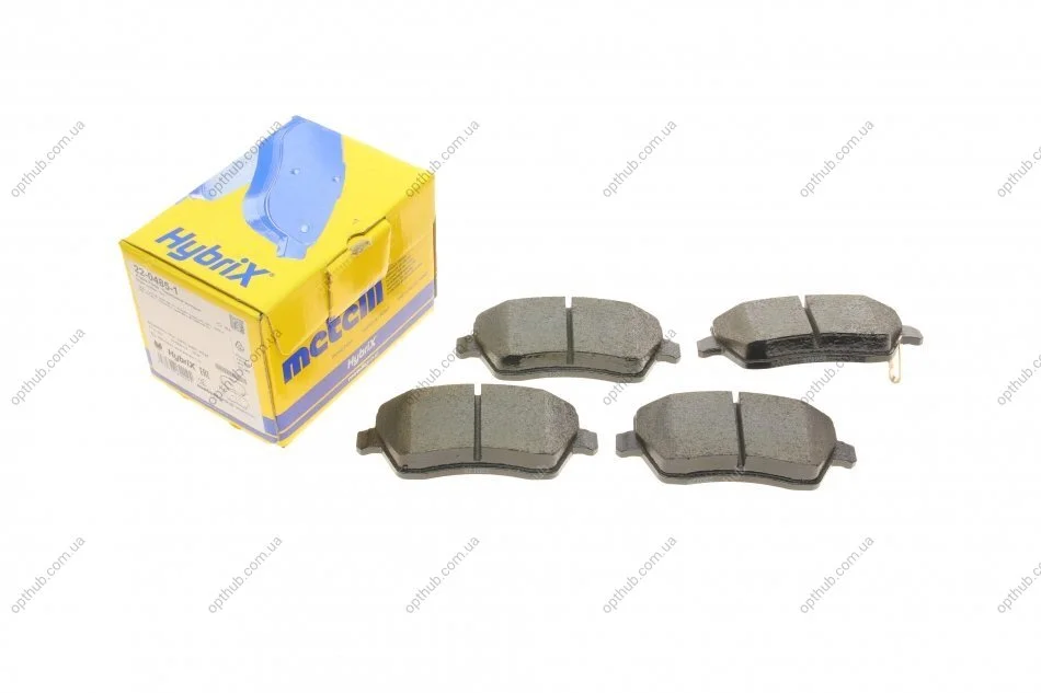 Колодки гальмівні (передні) Opel Agila B 08-14/Suzuki Swift III 05-/Splash 08- METELLI UA63 Metelli 22-0485-1 (фото 1)