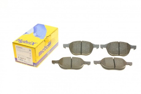 Колодки гальмівні (передні) Ford Connect 13-/C-Max 07-10/Kuga 08-/Focus/Volvo/Mazda 3 04-14/5 0 UA63 Metelli 22-0534-0