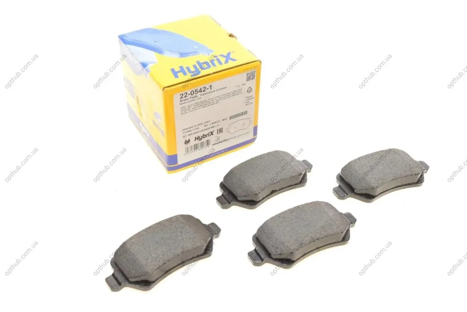 Колодки гальмівні (задні) Opel Astra H 04-/Combo 01-/Zafira B 05-15 METELLI UA63 Metelli 22-0542-1 (фото 1)