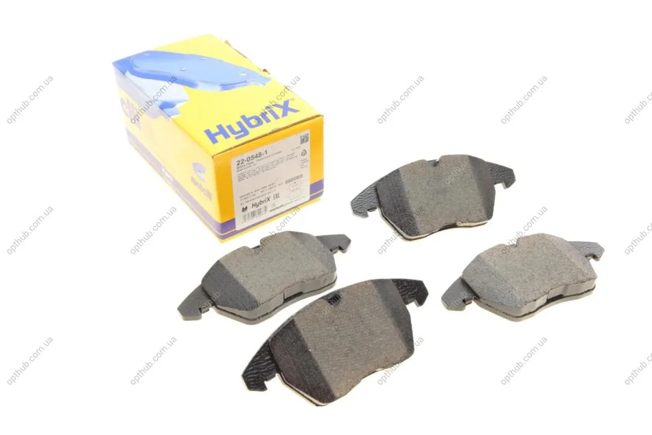 Колодки гальмівні (передні) Citroen C4 04-11/Peugeot 207/308 07-14/208 12-/307 03-09/3008 09-16 UA63 Metelli 22-0548-1 (фото 1)