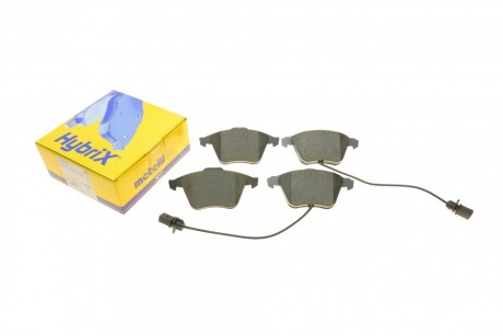 Колодки гальмівні (передні) Audi A4 03-09/A6/A8 03-11/Seat Exeo 08-13 (+датчики) UA63 Metelli 22-0549-1