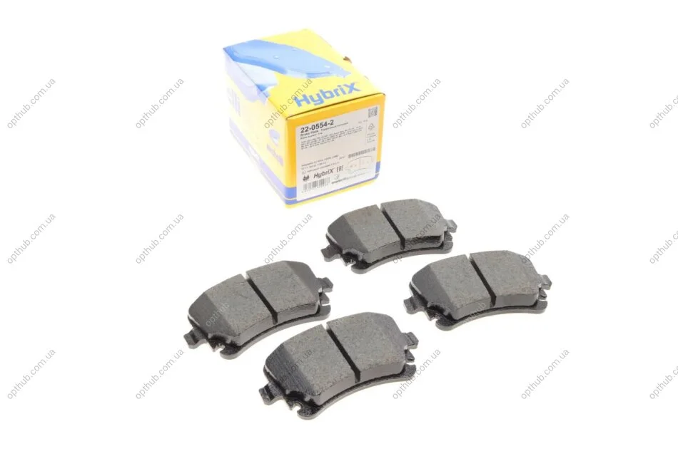 Колодки гальмівні (задні) VW T5/T6 2.0 TDI 03- METELLI UA63 Metelli 22-0554-2 (фото 1)