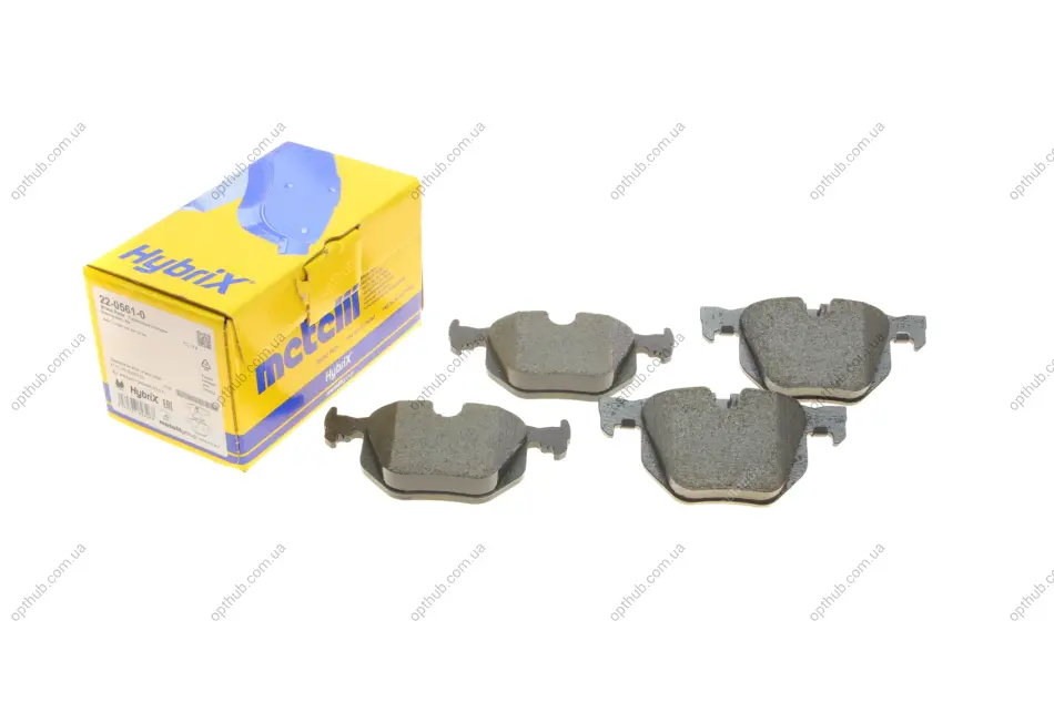 Комплект гальмівних колодок (дискових) METELLI Metelli 22-0561-0 (фото 1)