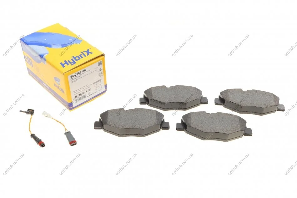 Колодки гальмівні (передні) MB E-class (W211/S211) 02-09 (+датчики) METELLI UA63 Metelli 22-0562-0K (фото 1)
