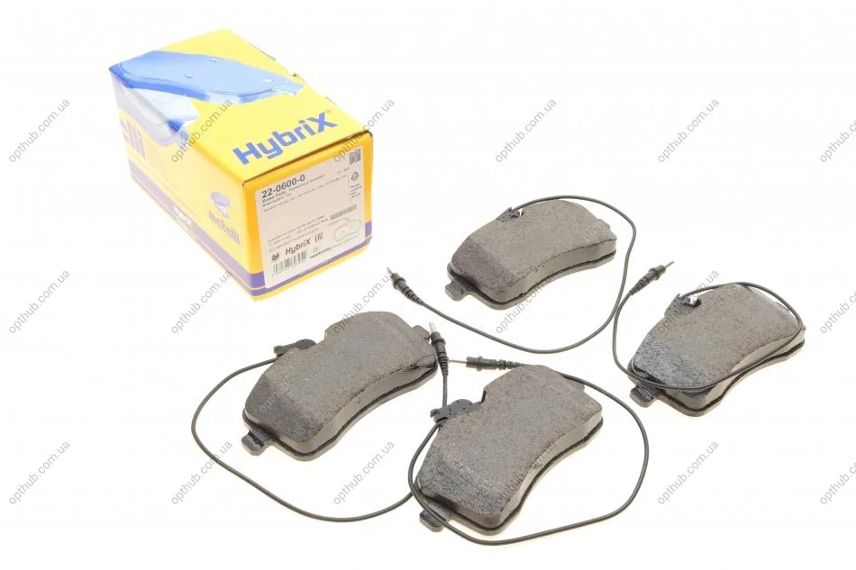 Колодки гальмівні (передні) Peugeot 407 04- (+датчики) METELLI UA63 Metelli 22-0600-0 (фото 1)
