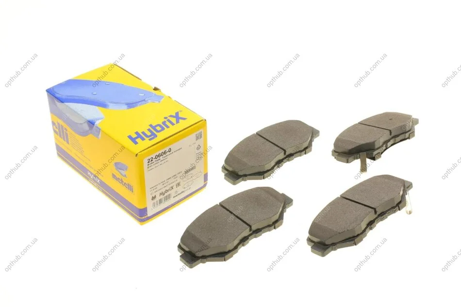 Колодки гальмівні (передні) Honda Accord VII 03-08/CR-V II 01-07/CR-V IV 13- METELLI UA63 Metelli 22-0606-0 (фото 1)
