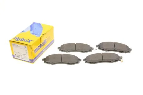 Колодки гальмівні (передні) Nissan Navara/Pick Up 2.4i/2.5 TD 98- (Akebono) METELLI UA63 Metelli 22-0611-0